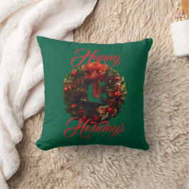 "Cordiais Festas" Almofada Decorativa