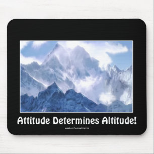 Cordilheira Mousepad inspirador da ATITUDE