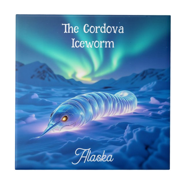 Cordova Iceworm Alasca Críptido (Frente)