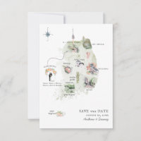 Corea | Mapa Itinerário de Casamento de Destino
