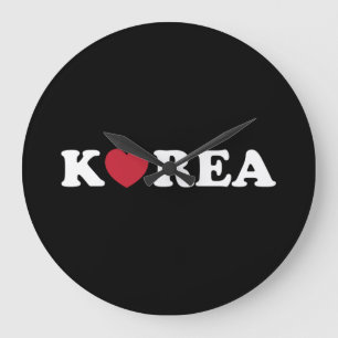 Coreia ama relógio grande de coração