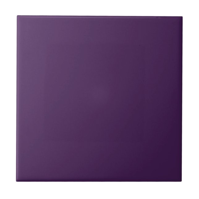 Cores assustadoras - Azulejo cerâmico roxo profund (Frente)