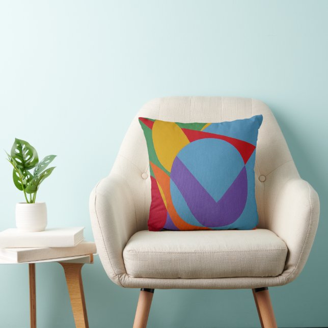 Cores Bonitas e Vibrantes! Almofada de Decoração (Cadeira)