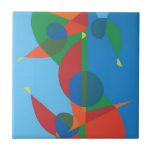 Cores Bonitas e Vibrantes! Azulejo Cerâmico