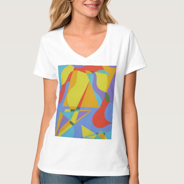 Cores Bonitas e Vibrantes! Camiseta (Frente)