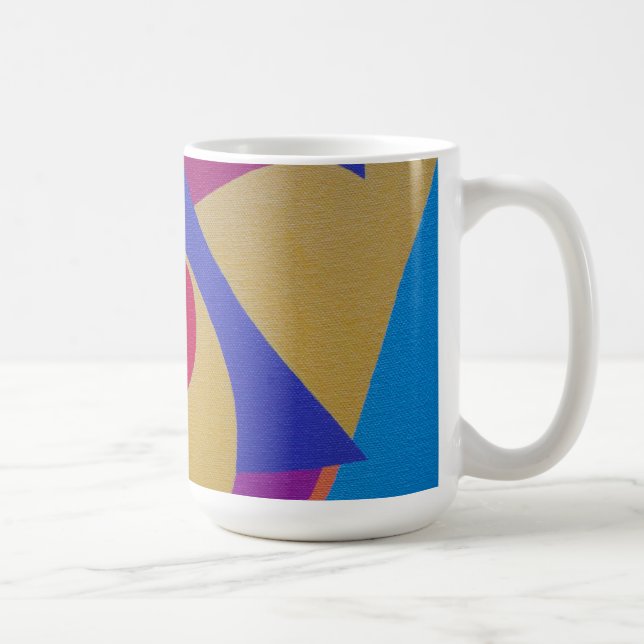 Cores Bonitas e Vibrantes! Caneca de Café (Direita)