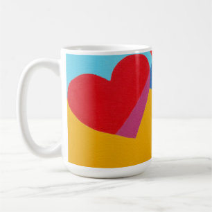 Cores Bonitas e Vibrantes! Caneca de Café