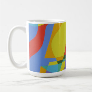Cores Bonitas e Vibrantes! Caneca de Café