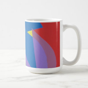 Cores Bonitas e Vibrantes! Caneca de Café