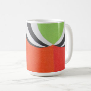 Cores Bonitas e Vibrantes! Caneca de Café