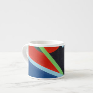 Cores Bonitas e Vibrantes! Caneca de Espresso