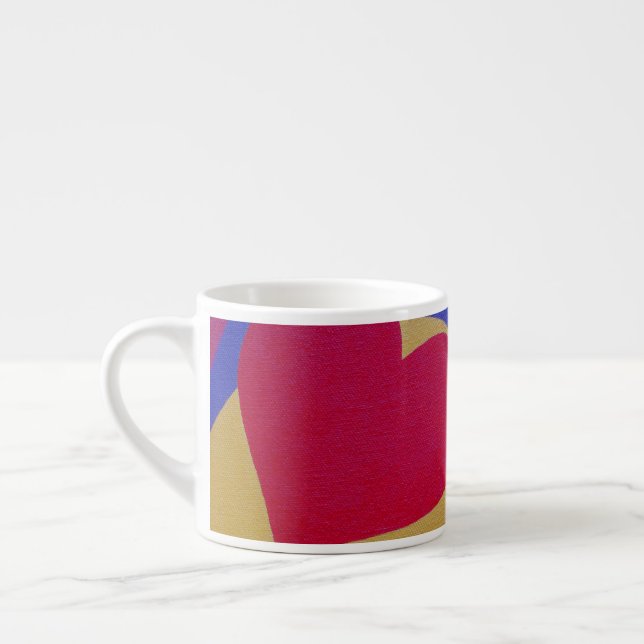 Cores Bonitas e Vibrantes! Caneca de Espresso (Esquerda)