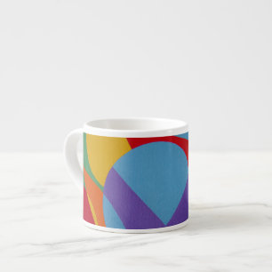 Cores Bonitas e Vibrantes! Caneca de Espresso