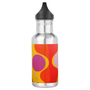 Cores Bonitas e Vibrantes! Garrafa de Água