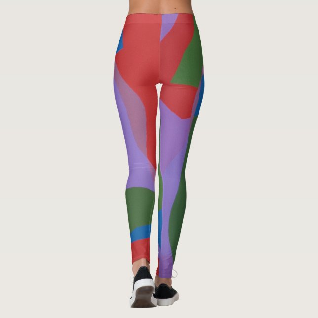 Cores Bonitas e Vibrantes! Leggings (Verso)