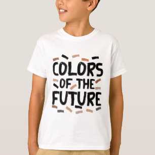 Cores Da Camiseta Do Futuro Mês Da História Negra