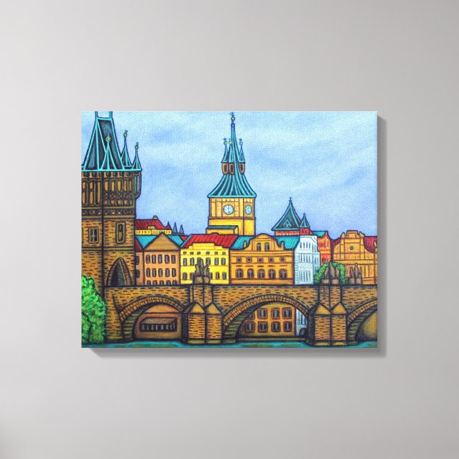 Cores da Praga Canvas Impressão (Frente)