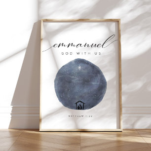 Cores d'água com a nossa Natividade poster