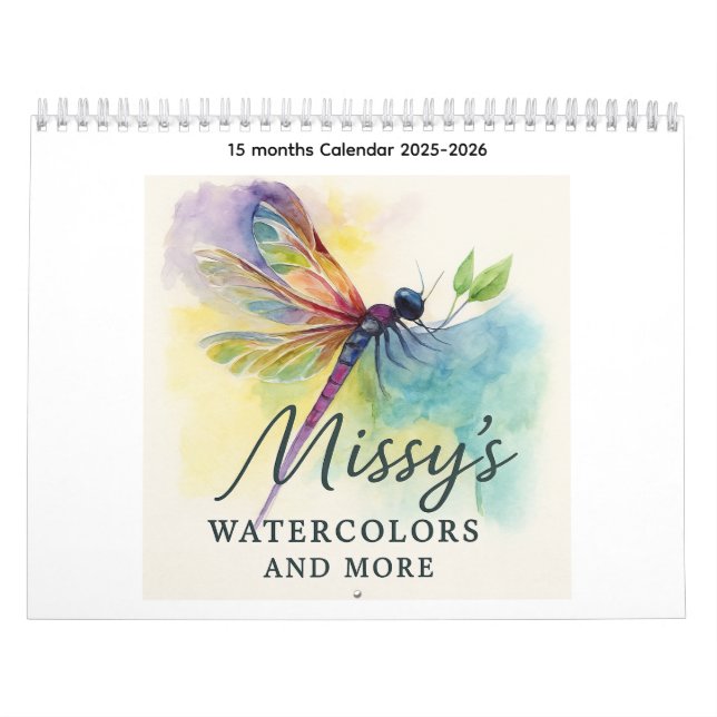 Cores d'água da Missy e Calendário Mais de 15 mese (Capa)