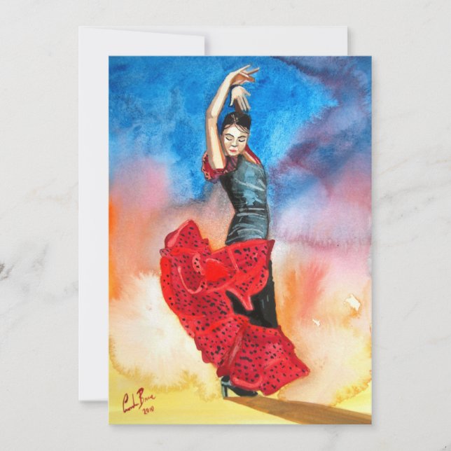 Cores d'água FLAMENCO DANCER (Frente)