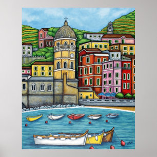Cores de 24" x 30" de Poster Vernazza