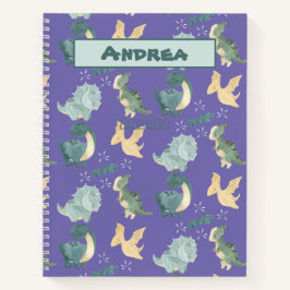 Cores de Água Cons no Padrão de Dinossauro Púrpura