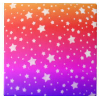 Cores de Arco-íris com Estrelas