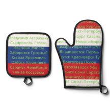 Cores de bandeira russa com cidades