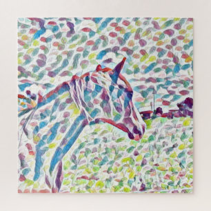 Cores De Cavalo Da Vida, Quebra-cabeça De Jigserra