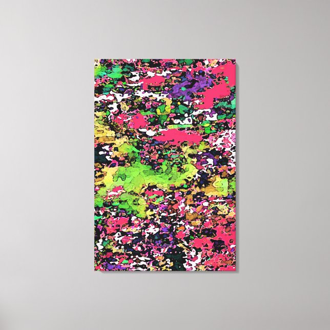 Cores de Conversação - Canvas / Moderno Abstrato (Frente)