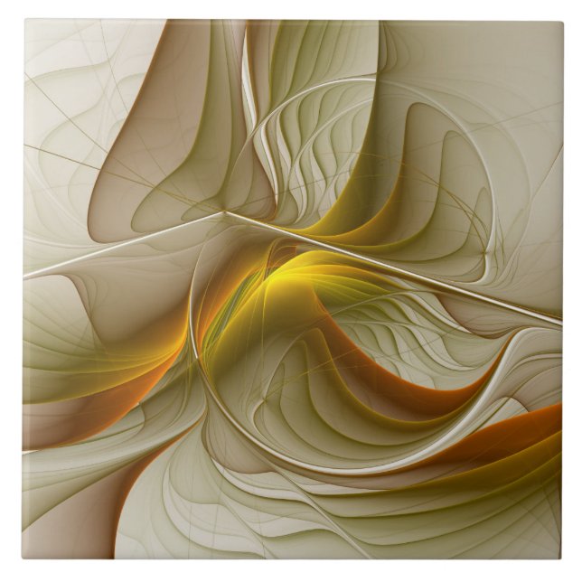 Cores de Metais Preciosos, Arte Abstrata Fractal (Frente)