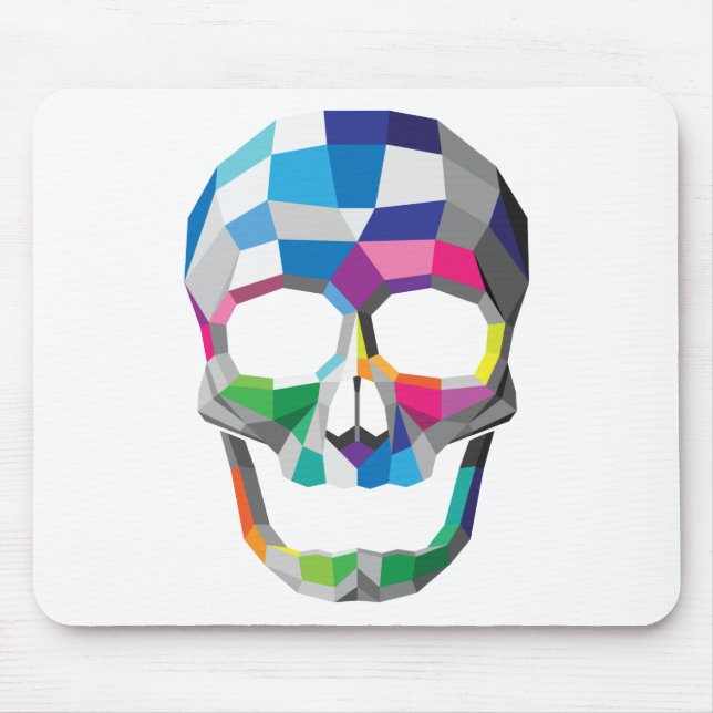 Cores de Mousepad do crânio (Frente)