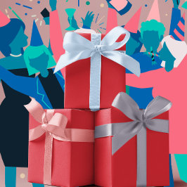 Cores de tendência - Cor vermelha vibrante - Sólid