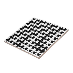 Cores DIY Padrão Xadrez Houndstooth
