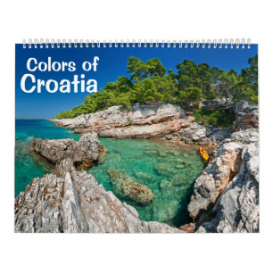 Cores do calendário 2013 da foto de Croatia