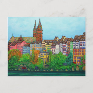 Cores do Cartão Postal de Basel por Lisa Lorenz