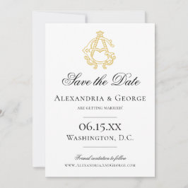 CORES EDITÁVEIS AG Monograma GA Monograma Convite