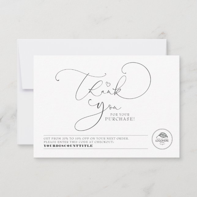 Cores editáveis — Negócios legíveis agradecidos (Frente)