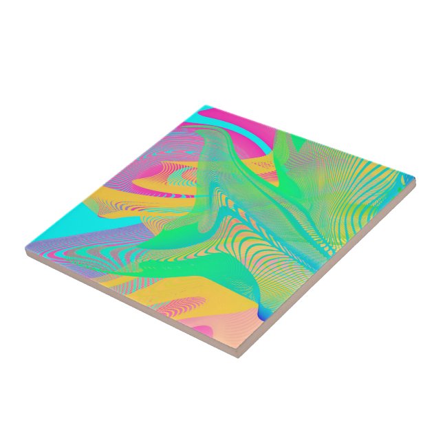 CORES FLUO - Arte Fractal - (Lateral)