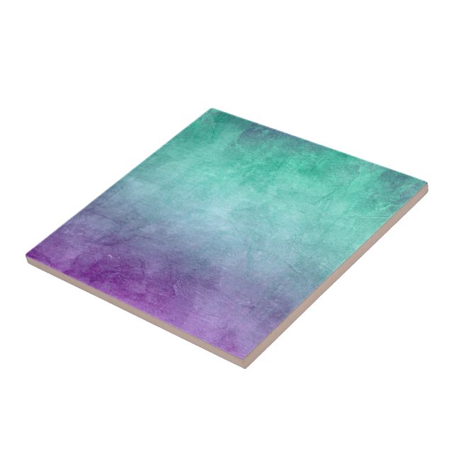 Cores Grunge - Azul-verde & Roxo (Lateral)