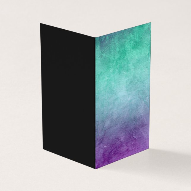 Cores Grunge - Azul-verde & Roxo (Exterior)