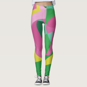 Cores Lindas e Vibrantes! Leggings