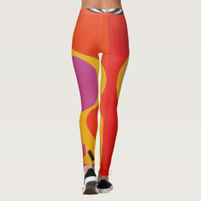 Cores Lindas e Vibrantes! Leggings (Verso)
