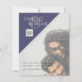 Cores Mistas do Convite para Casamento de Fotos Or