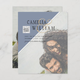 Cores Mistas do Convite para Casamento de Fotos Or