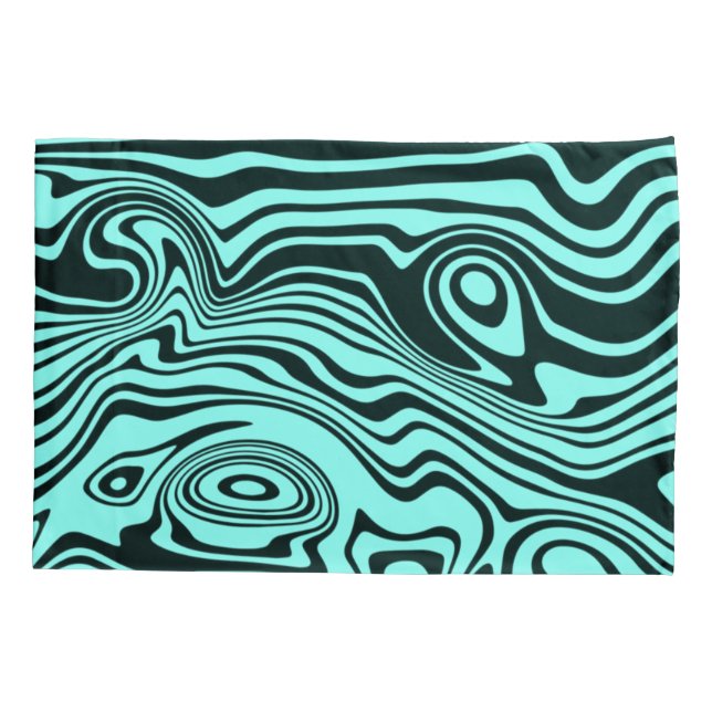 Cores Personalizadas Abstrato Linhas Adormecidas - (Verso)