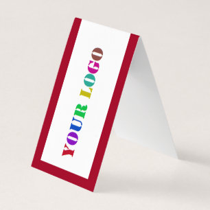 Cores personalizadas do Cartão de visita de logoti