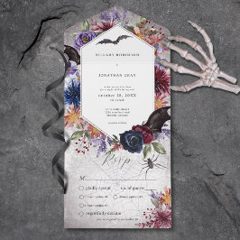 Cores Rústicas Góticas Jantar de Casamento de Hall