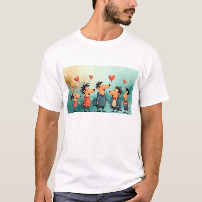 "Cores Vibrantes do Céu 10K Camisa de Arte | (Frente)