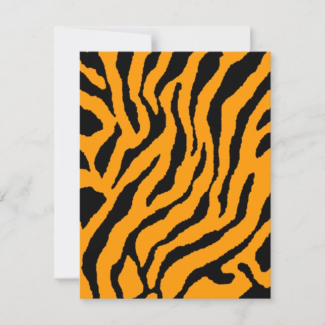 Corey Tiger 80s Listras de Tigre (Laranja) (Frente)